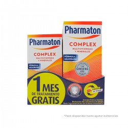 Pharmaton complex pack promocional, 66+34 cápsulas