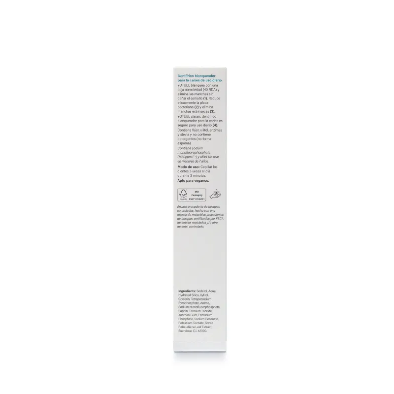 YOTUEL FARMA DENTIFRICO BLANQUEADOR 1 ENVASE 50 ML SABOR MENTA YOTUEL FARMA DENTIFRICO BLANQUEADOR 1 ENVASE 50 ML SABOR MENTA