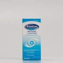 Iniston tos 1,5 mg/ml jarabe, 1 frasco de 200 ml