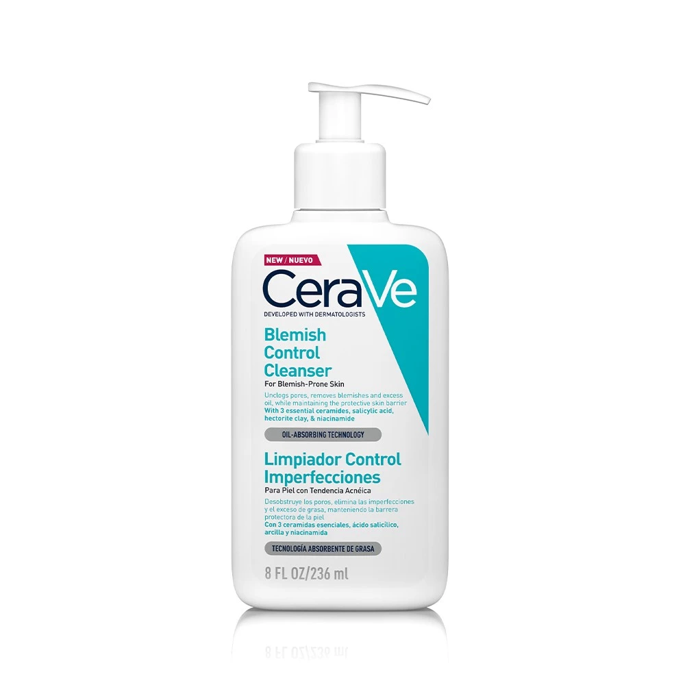 CERAVE LIMPIADOR CONTROL IMPERFECCIONES 1 ENVASE 236 ML