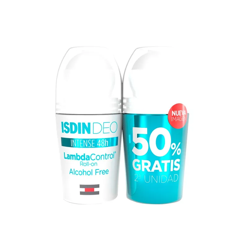 Lambda Desodorante Roll-on sin alcohol Duplo, 2x50ml Lambda Desodorante Roll-on sin alcohol Duplo, 2x50ml