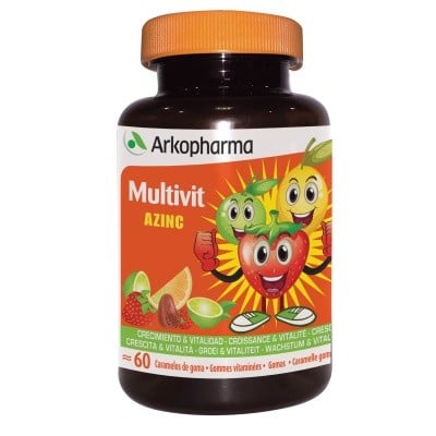 Arkopharma Multivit azinc, 60 caramelos de goma