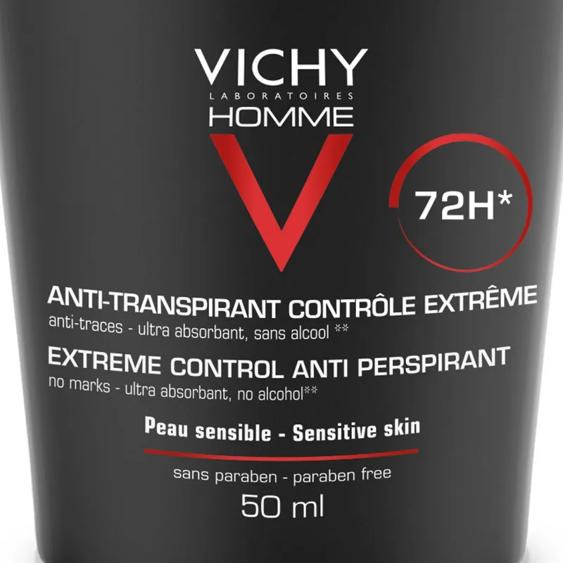 Vichy Homm Desodorante 72h, 50ml.