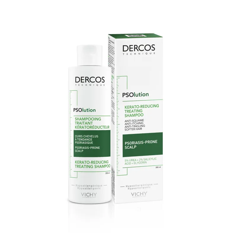 DERCOS PSOLUTION CHAMPU KERATORREDUCTOR 200 ML DERCOS PSOLUTION CHAMPU KERATORREDUCTOR 200 ML