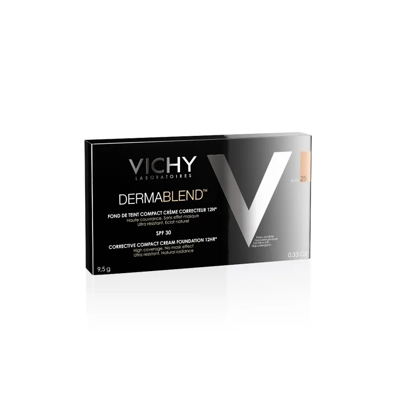 Vichy Dermablend Maquillaje Compacto Corrector en crema, 9,5g. Vichy Dermablend Maquillaje Compacto Corrector en crema, 9,5g.