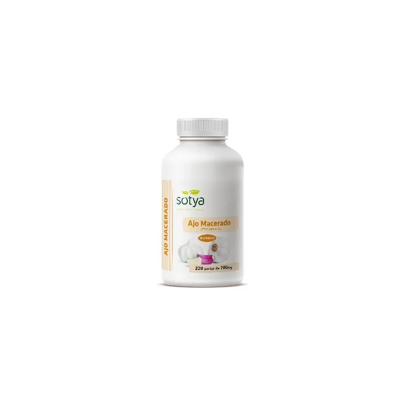 Sotya ajo macerado 700 mg, 220 perlas
