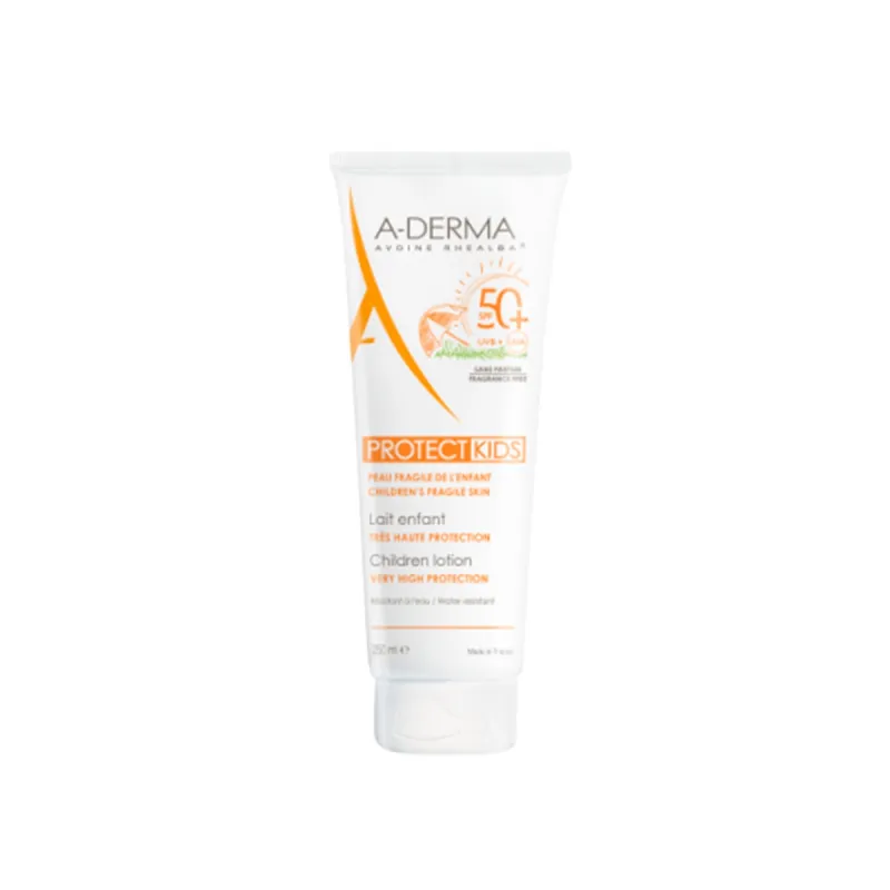 A-DERMA PROTECT KIDS LECHE NIÑOS SPF50+ MUY ALTA 250 ML