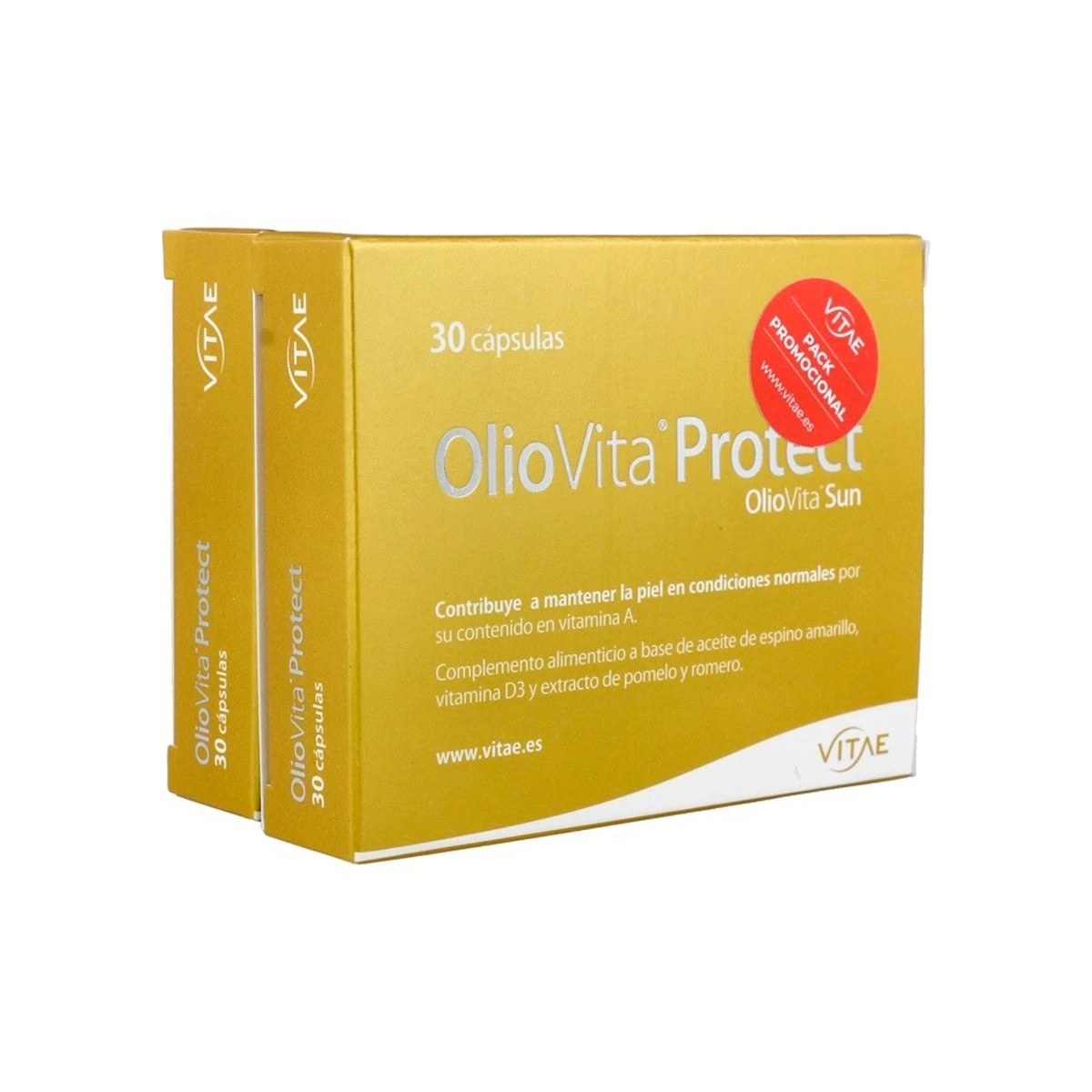 Vitae OliOvita Protect sun duplo, 2 x 30 cápsulas