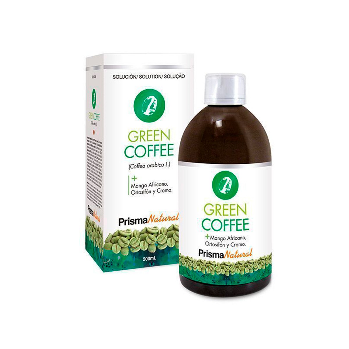 Green Coffee líquido prisma natural