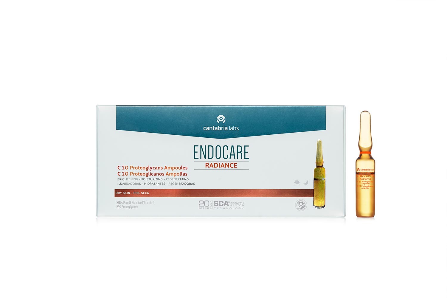 Endocare Radiance C 20 proteoglicanos, 30 ampollas