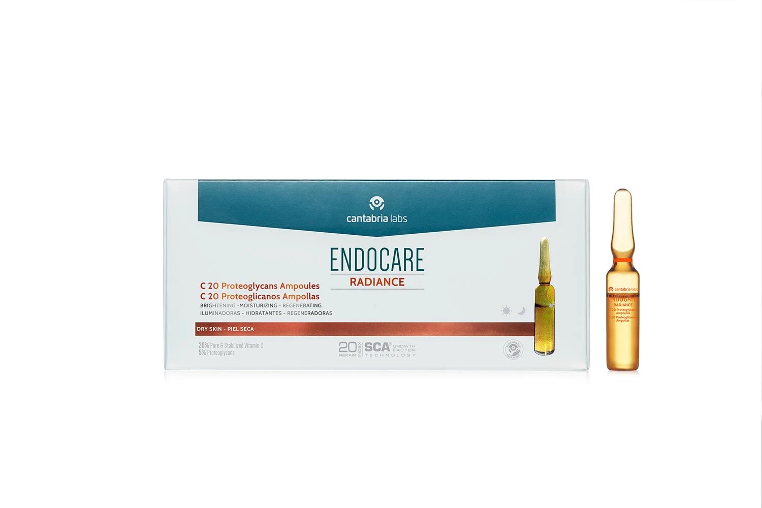 Endocare Radiance C 20 proteoglicanos, 30 ampollas