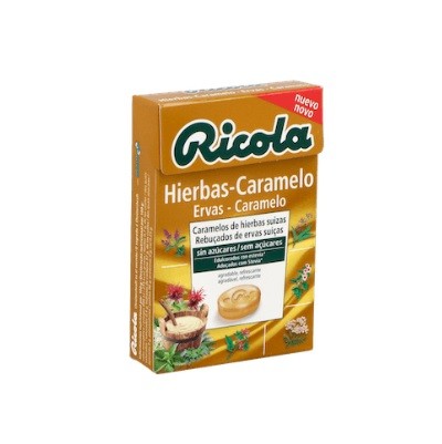 Ricola caramelos sabor hierbas caramelo sin azúcar, 50 g