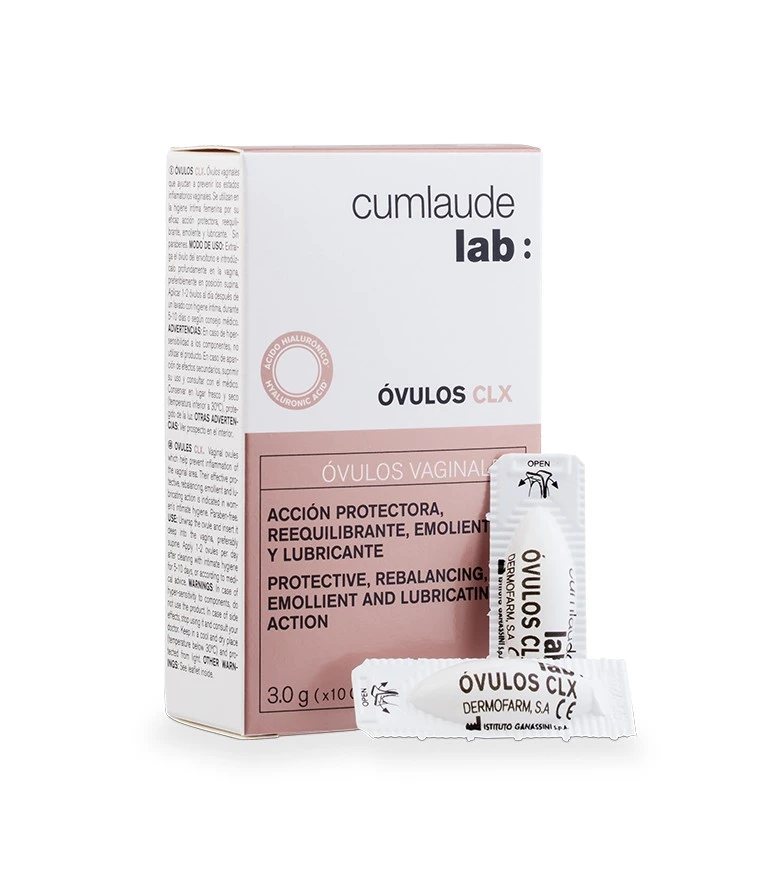 Cumlaude Lab Ovulos CLX Hidratantes y Calmantes, 10 unidades