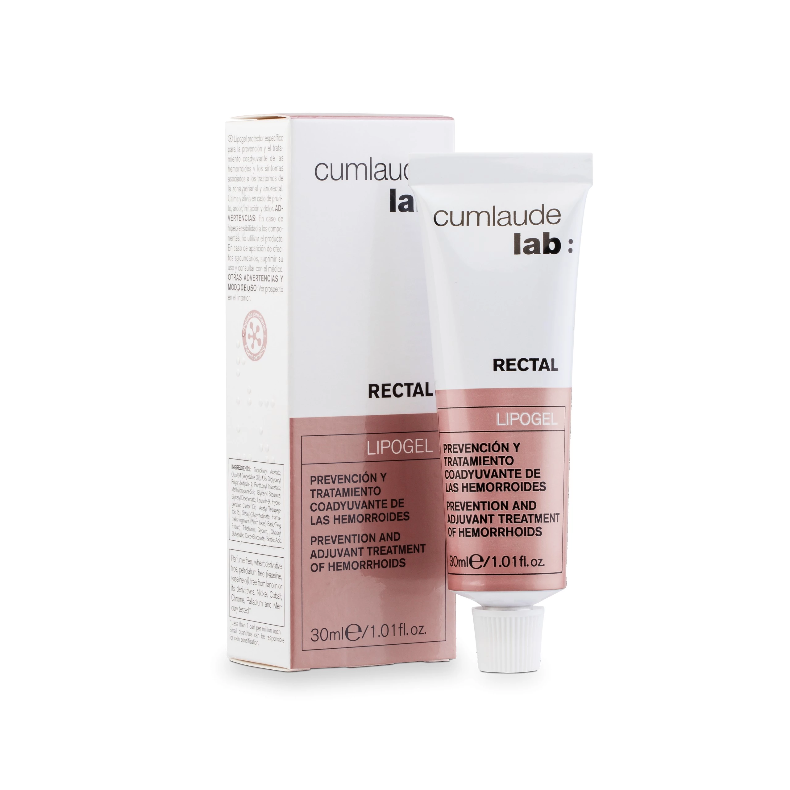 Cumlaude Lab Rectal Lipogel tratamiento de las Hemorroides, 30 ml