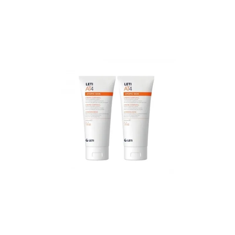 Leti AT4 crema corporal oferta duplo, 2x200 ml