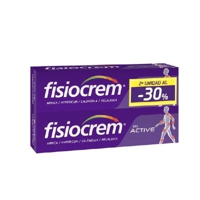 Fisiocrem gel activ oferta duplo, 2x60 ml