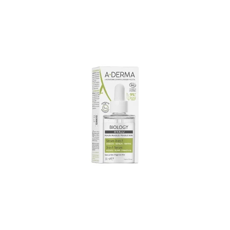 A-Derma Biology hyalu serum 3 en 1, 30 ml