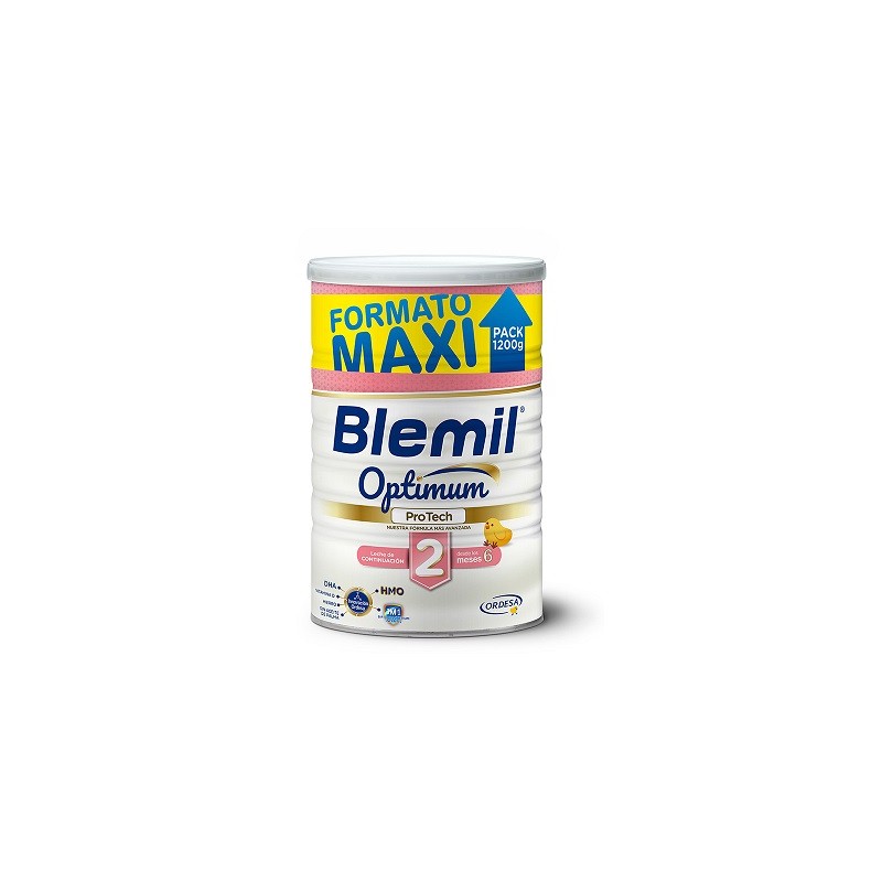 Comprar Blemil 2 Optimum protech +6 meses formato maxi, 1200 Gr al mejor  precio
