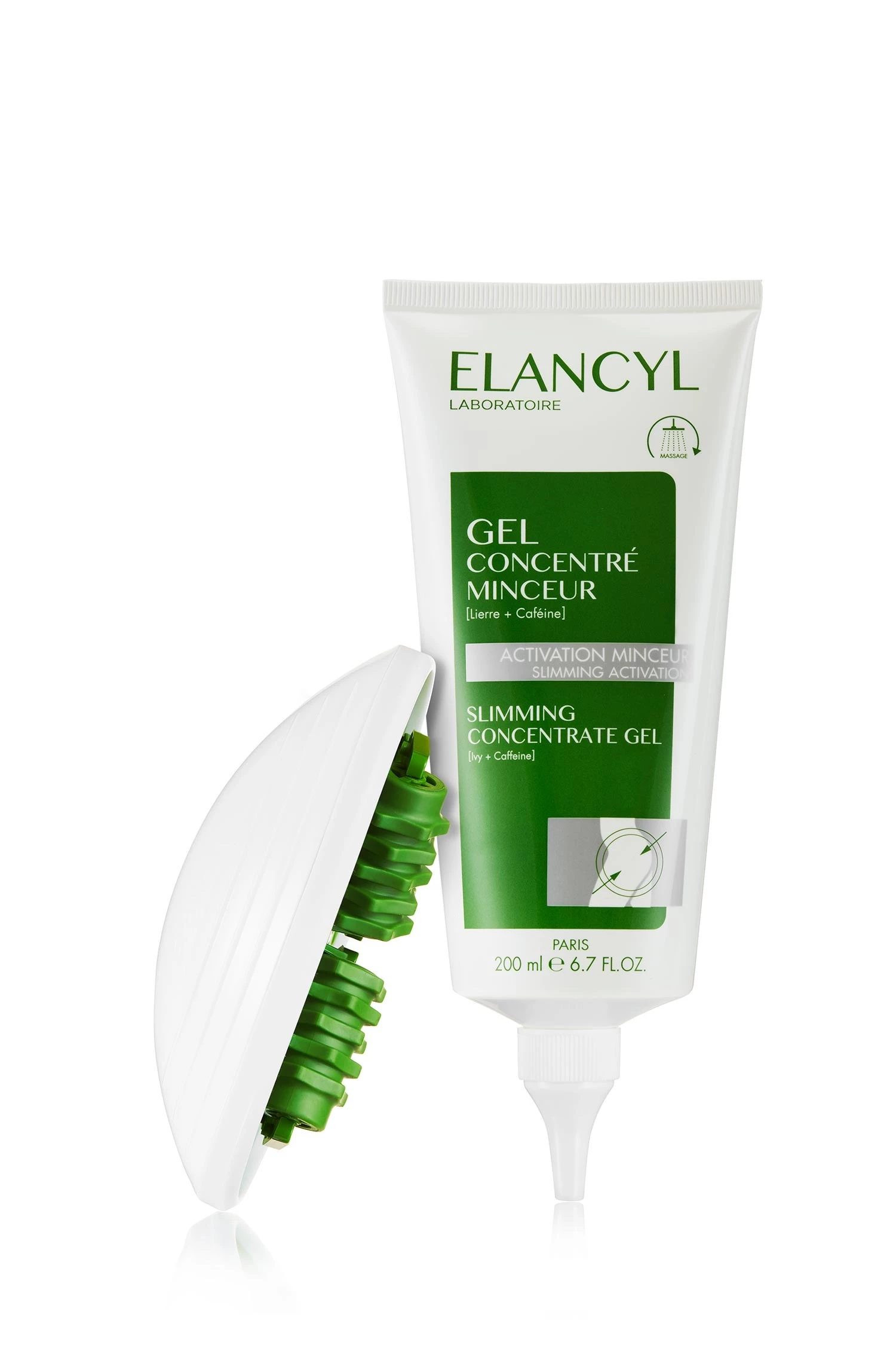 Elancyl Slim massage + gel concentrado anticelulítico, 1 unidad + 200ml.