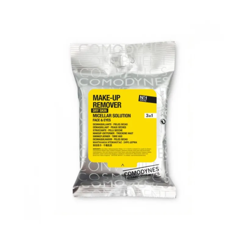Comodynes toallitas desmaquillantes peil seca, 20 toallitas Comodynes toallitas desmaquillantes peil seca, 20 toallitas