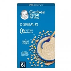 Gerber for baby 8 cereales, 500 g