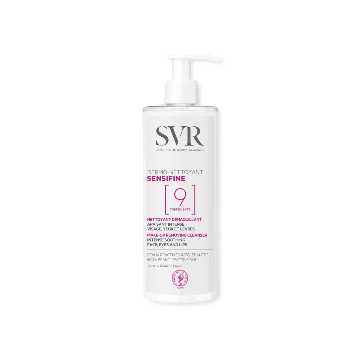 SVR Sensifine Limpiador Desmaquillante, 400ml.