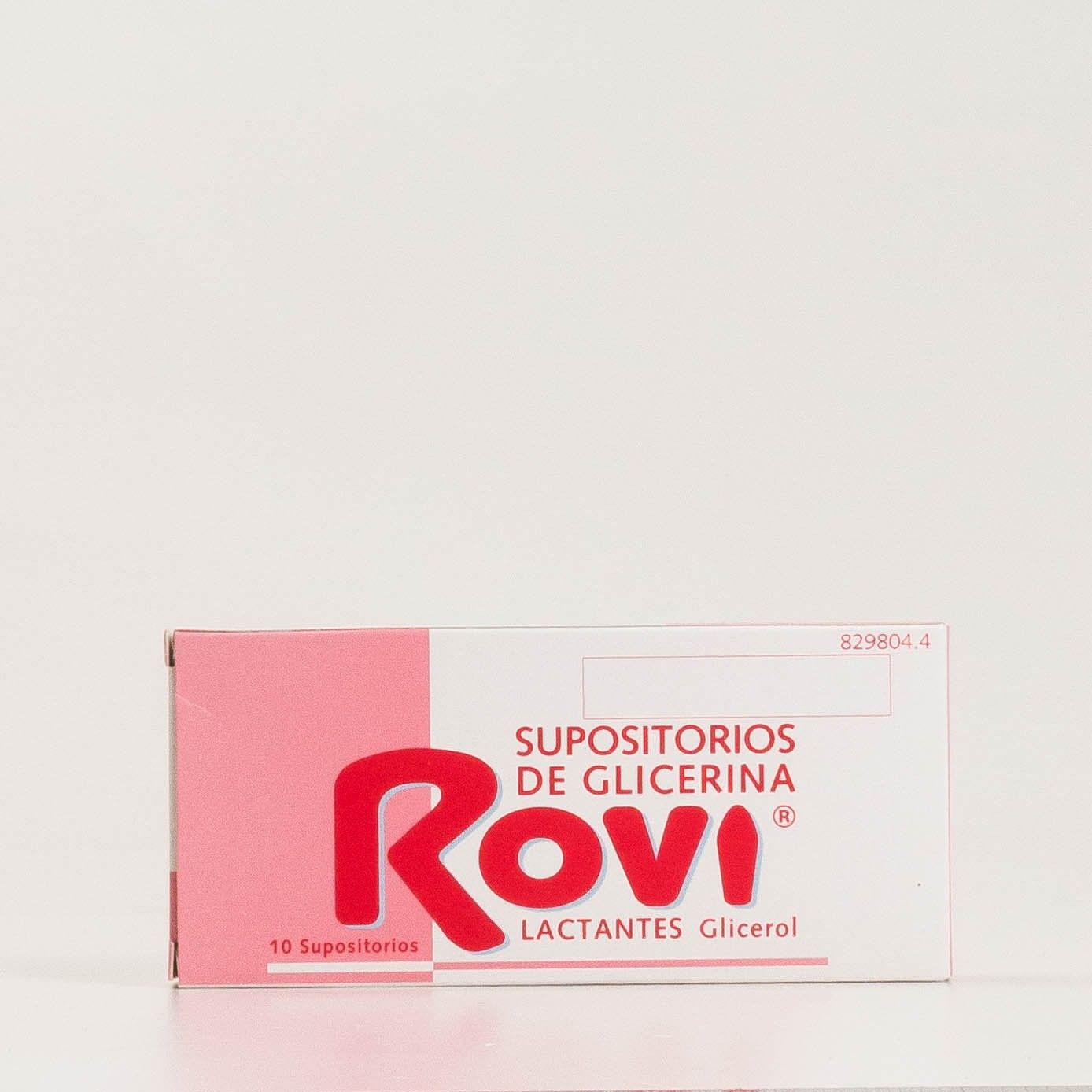 Rovi supositorios de glicerina Lactantes