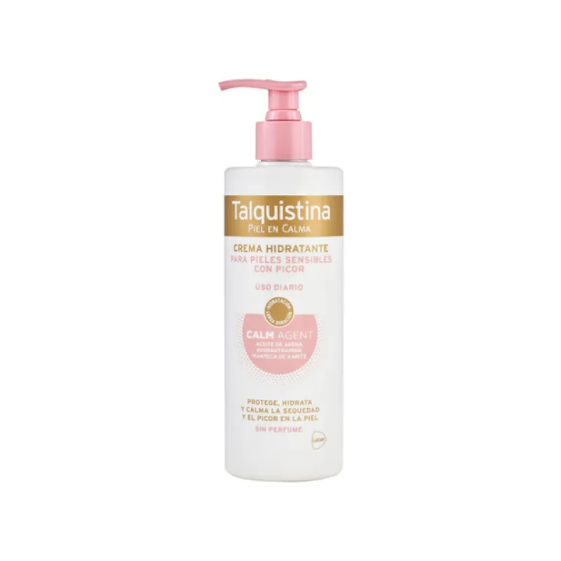 Talquistina Piel en Calma crema hidratante, 400 ml Talquistina Piel en Calma crema hidratante, 400 ml
