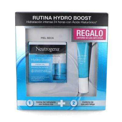 Pack Neutrogena Hydro Boost Crema Gel+Contorno, 50ml+15ml.