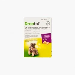 Drontal Plus Perros Sabor, 2 comprimidos