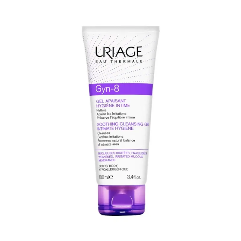 Uriage GYN-8 gel calmante higiene íntima, 100 ml Uriage GYN-8 gel calmante higiene íntima, 100 ml