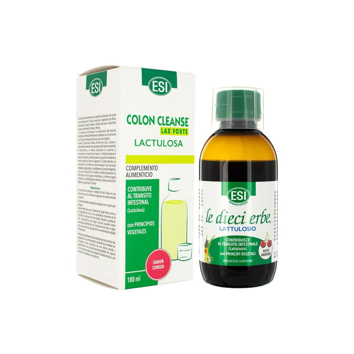 ESI Colon Cleanse Lax Forte Lactulosa, 180 ml