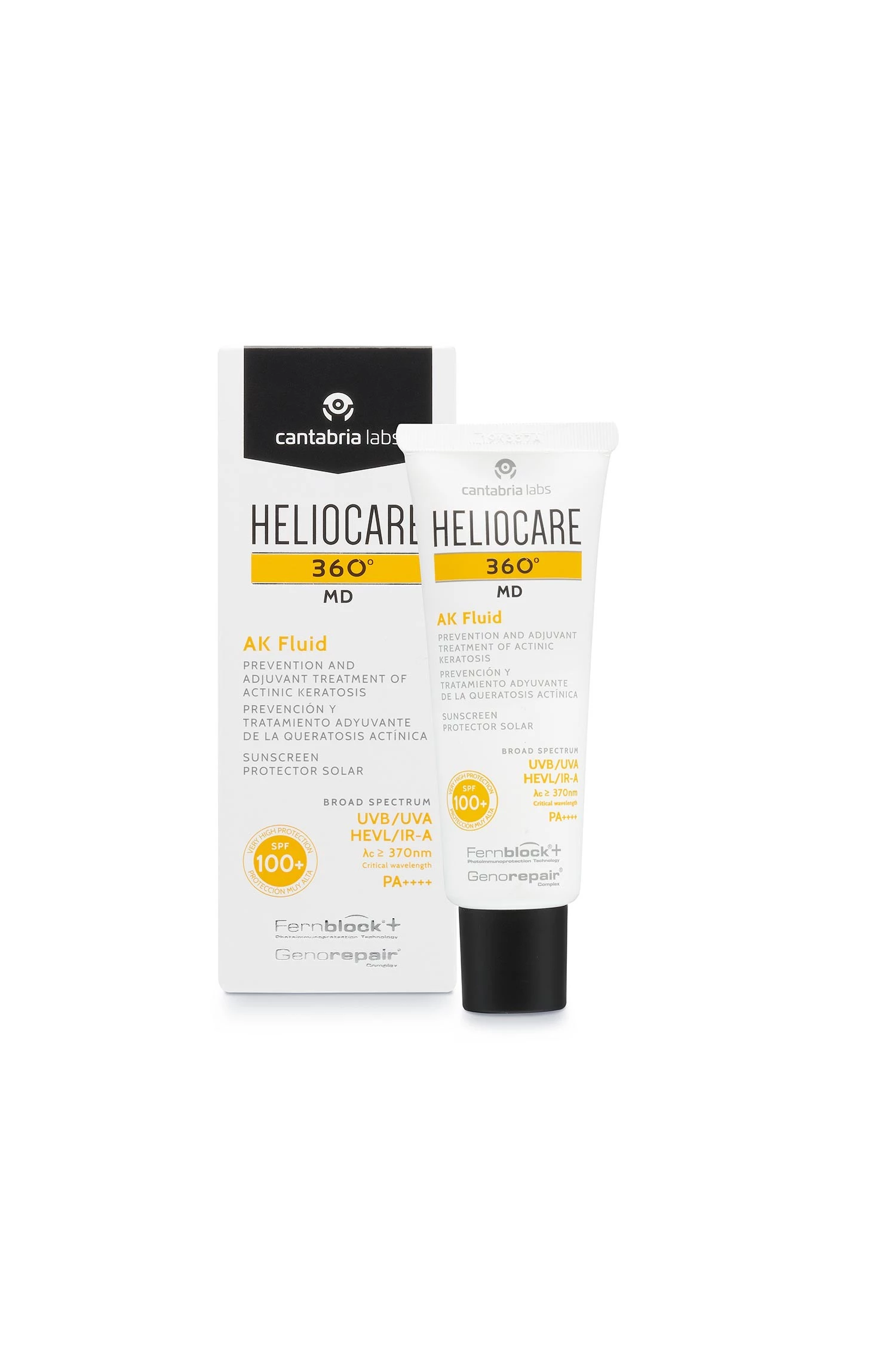 Heliocare 360º MD AK Fluid SPF100, 50 ml