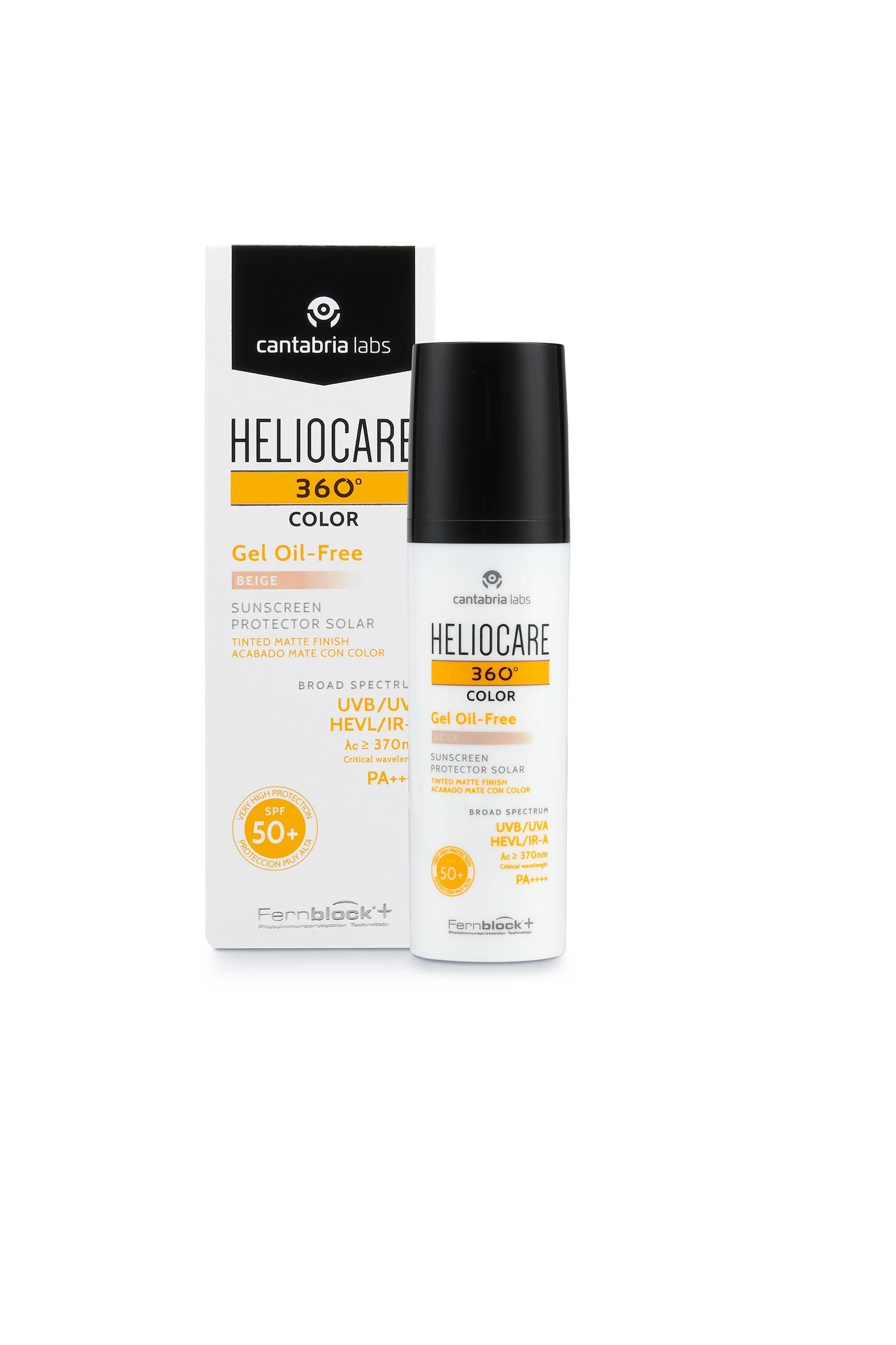 Heliocare 360 Color Gel Oil-free SPF50+, 50ml.