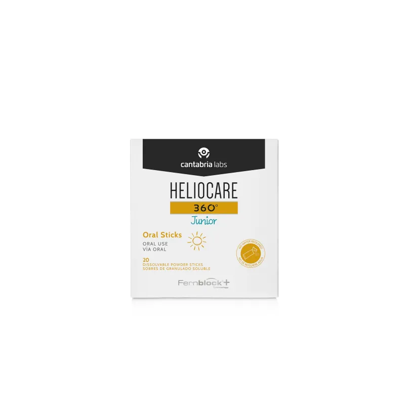 Heliocare 360 Junior Oral Stick, 20 sobres.