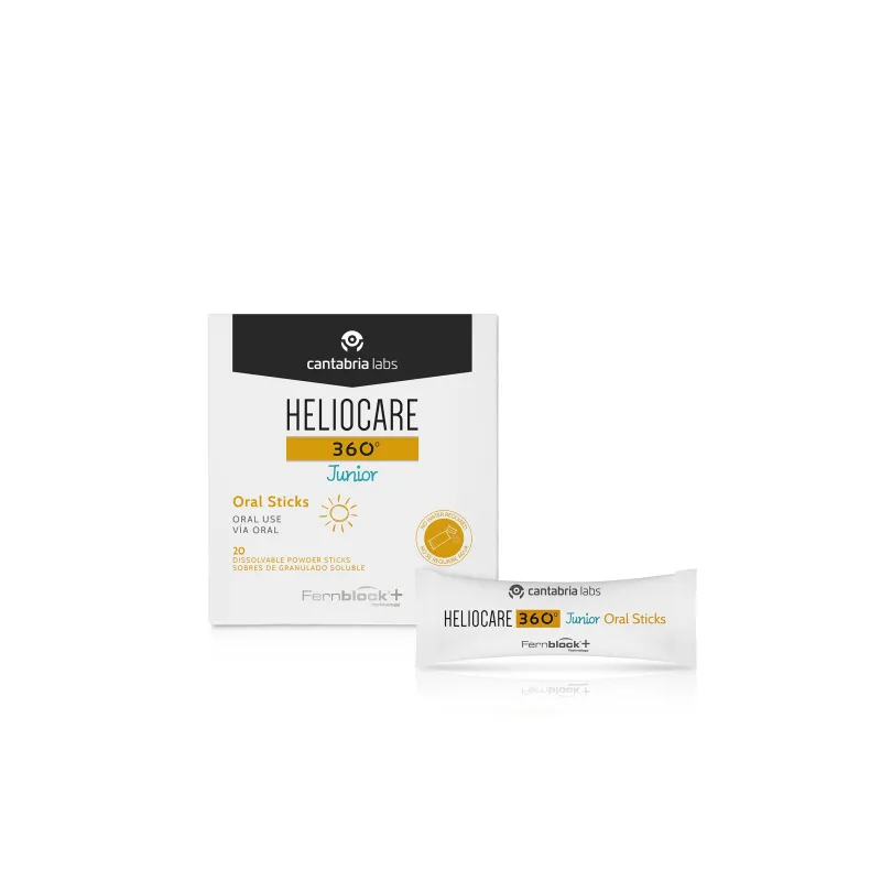Heliocare 360 Junior Oral Stick, 20 sobres.
