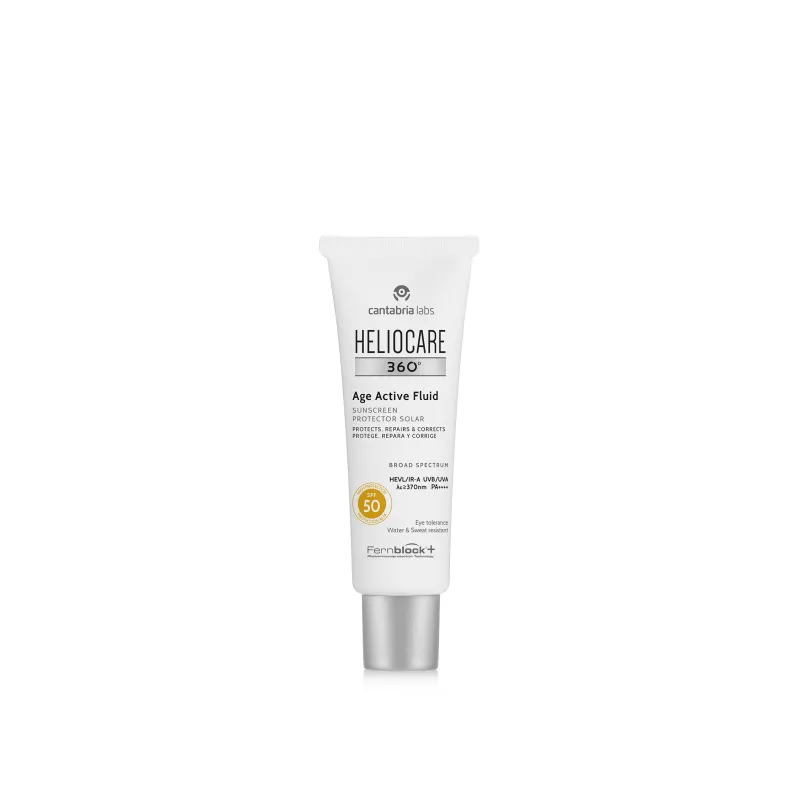 Heliocare 360º Age Active Fluid SPF50+, 50 ml con regalo