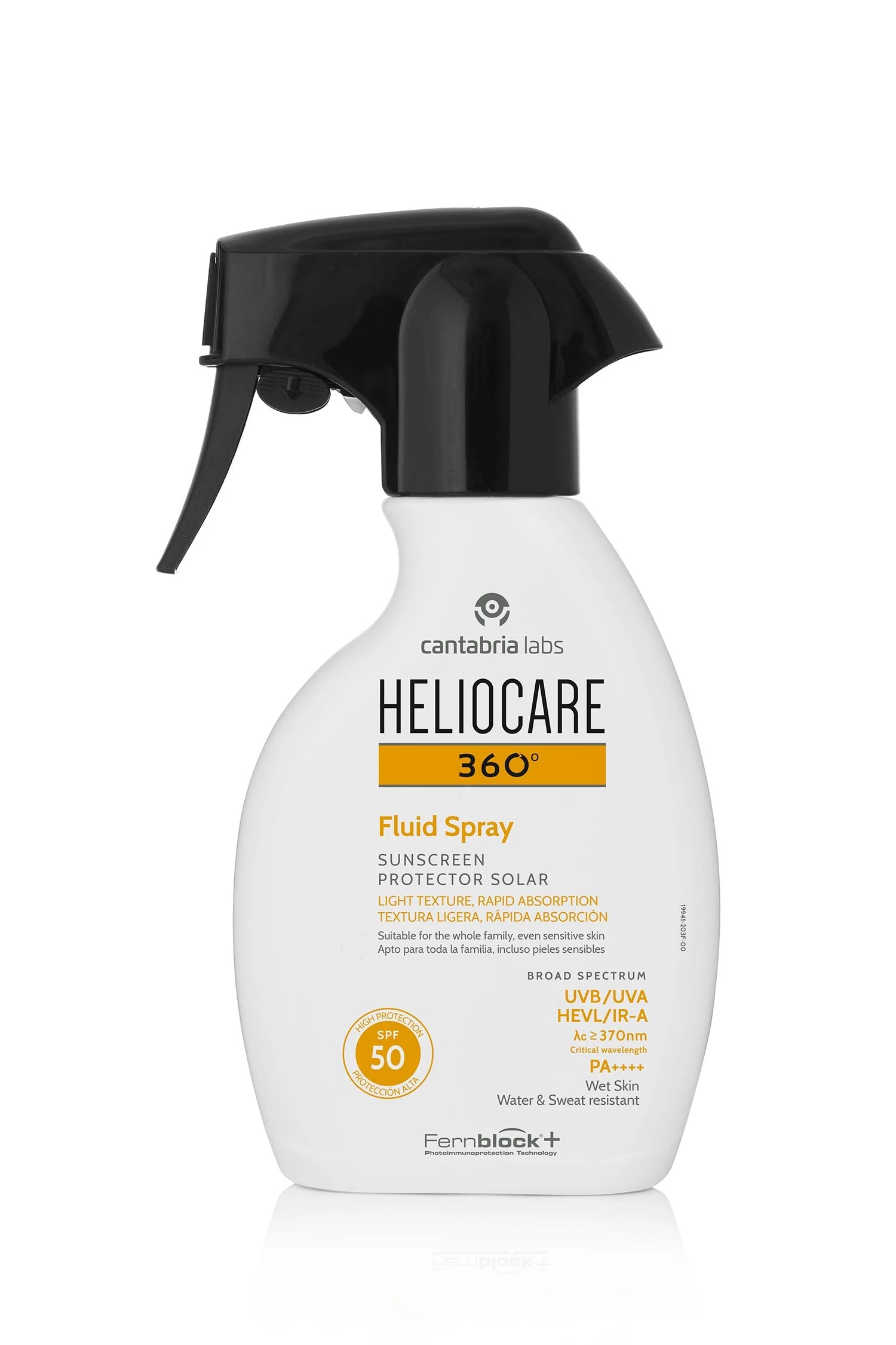 Heliocare 360 Fluid Spray SPF50+, 250 ml