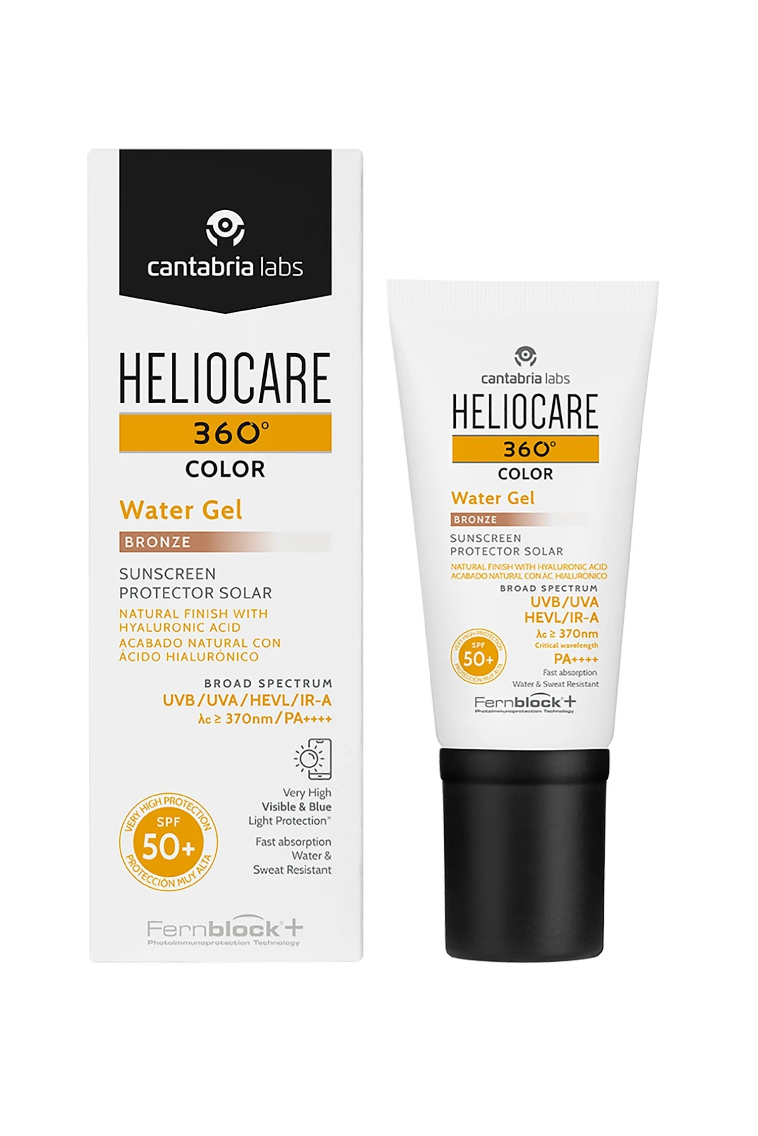 Heliocare 360 Color Water Gel SPF50+ bronze, 50 ml