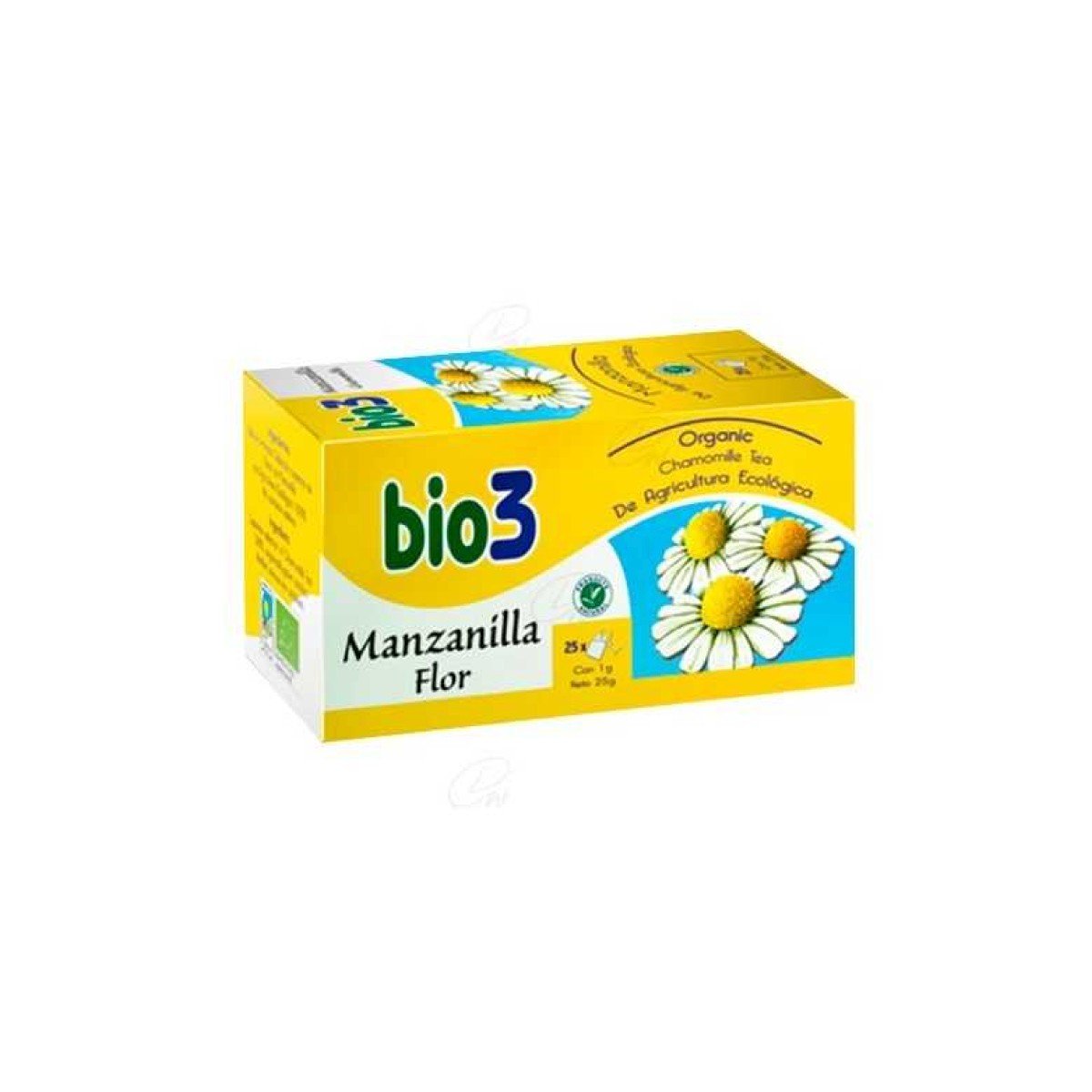 BIO3 manzanilla flor ecológica, 1.5 g, 25 filtros