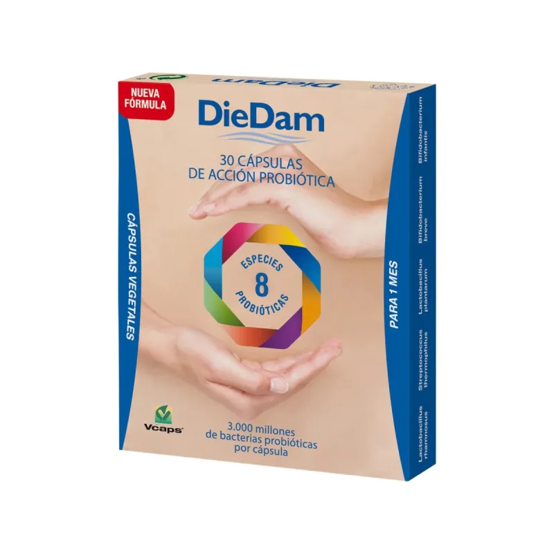 DieDam acción probiótica, 30 cápsulas DieDam acción probiótica, 30 cápsulas