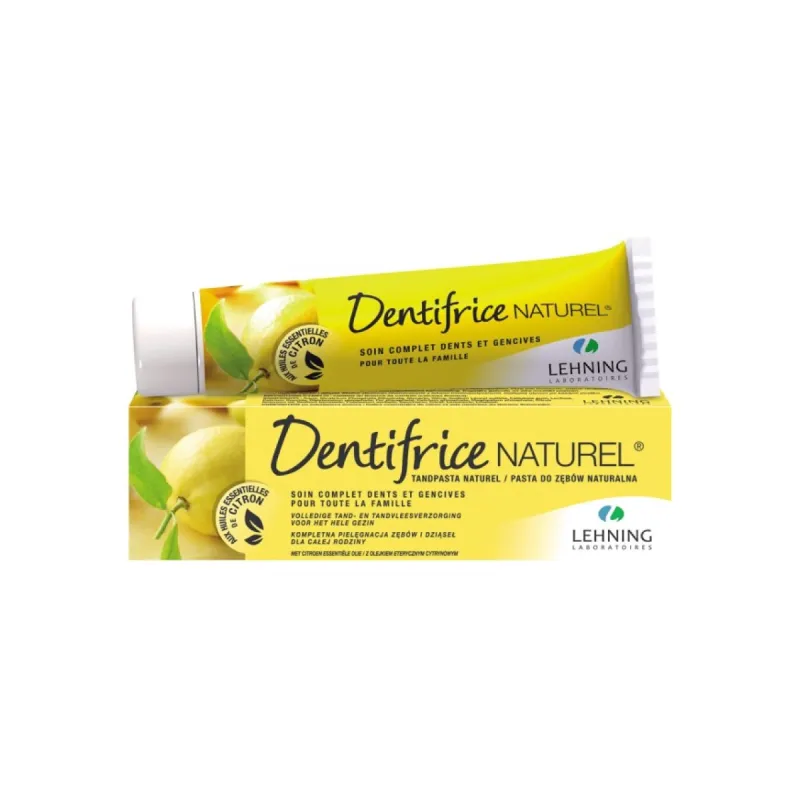 Lehning Dentifrice natural citrón, 80 g Lehning Dentifrice natural citrón, 80 g