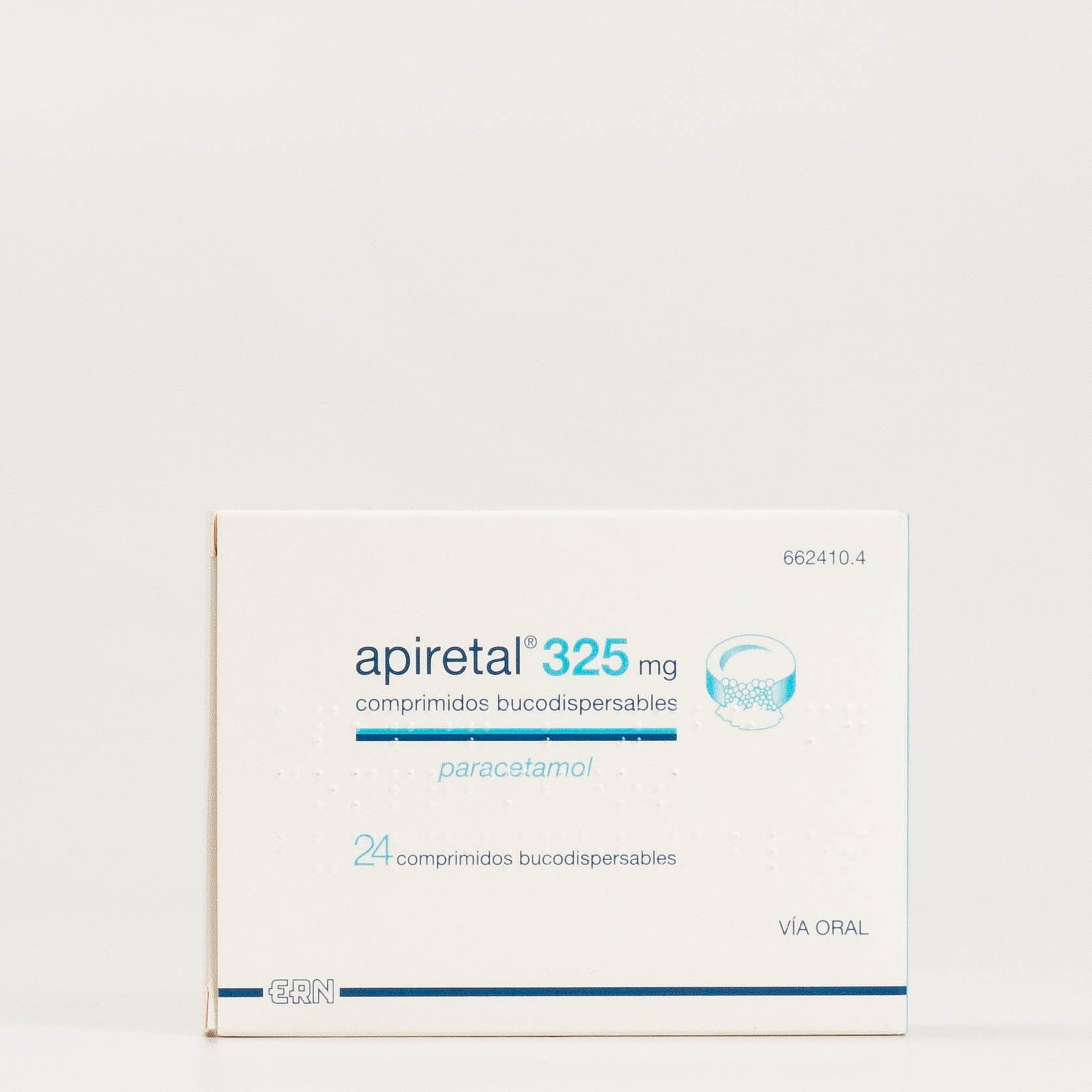 Apiretal 325mg 24 comprimidos bucodispersables