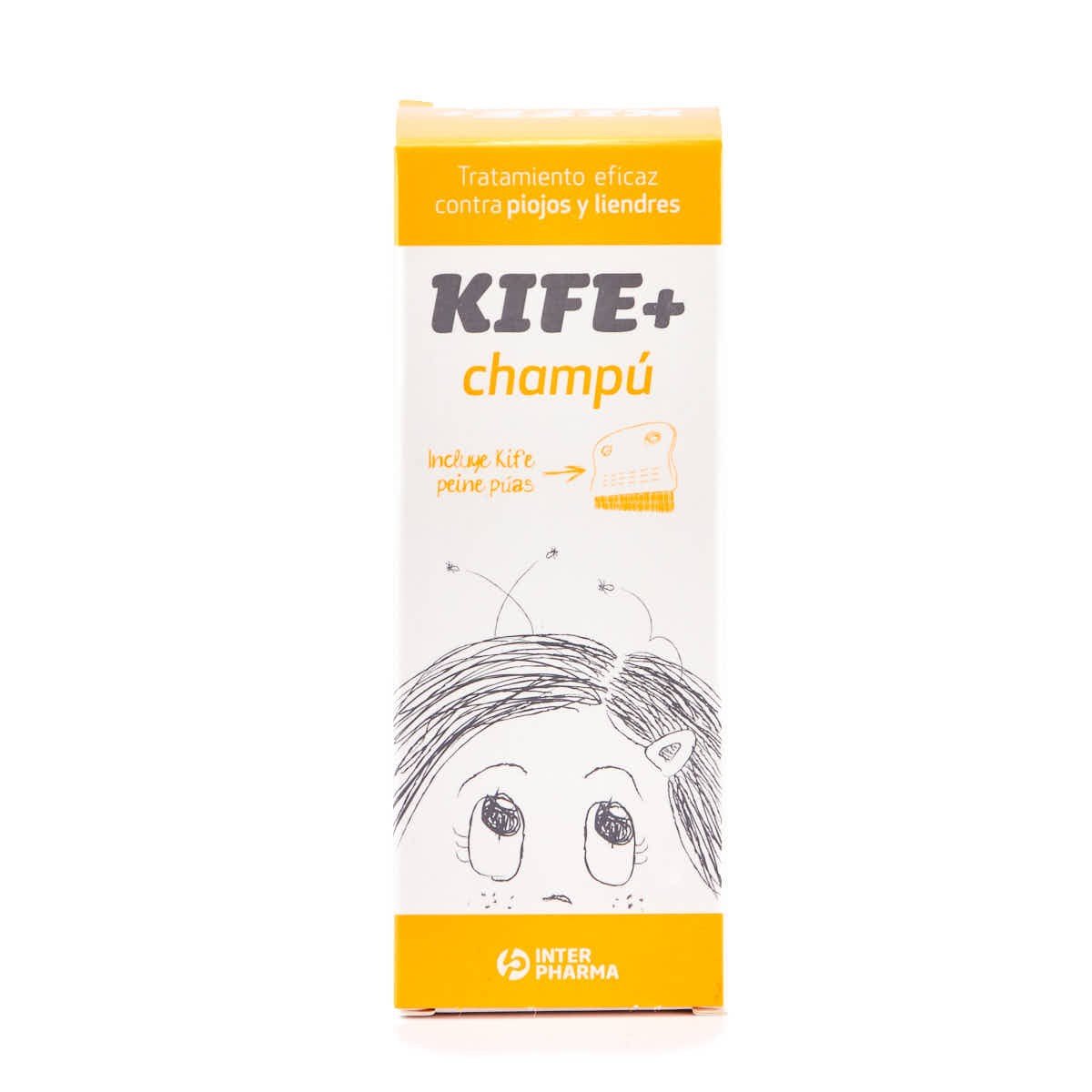 Kife + champú antipiojos 100 ml con Lendrera