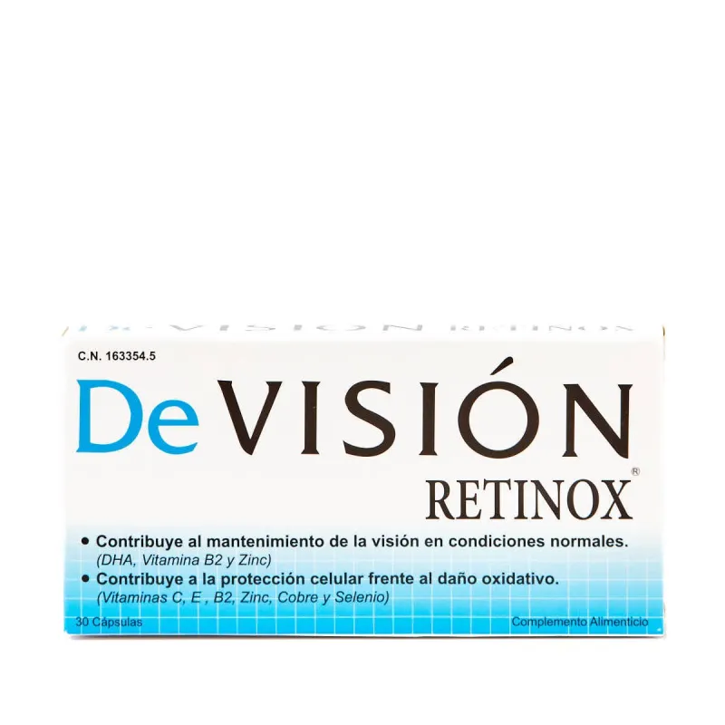DeVisión Retinox, 30 capsulas. DeVisión Retinox, 30 capsulas.