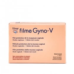 Filme Gyno-V Ovulos Vaginales, 6U.