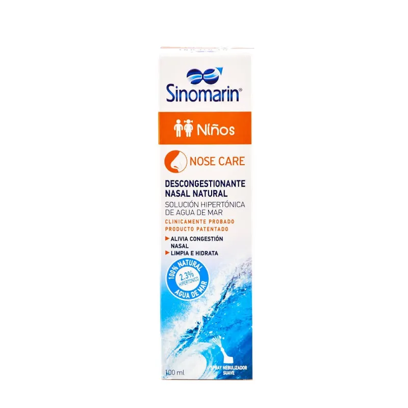 Sinomarin Niños Limpieza Nasal Suave, 100ml. Sinomarin Niños Limpieza Nasal Suave, 100ml.