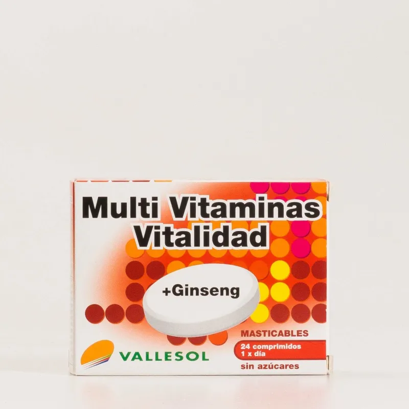 Vallesol Multivitaminas + Ginseng, 24comp. Vallesol Multivitaminas + Ginseng, 24comp.