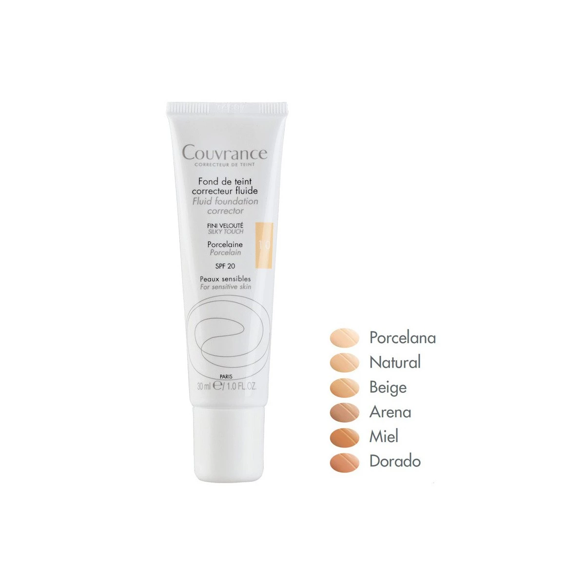 Avene Couvrance Maquillaje Fluido 2, natural, 30ml