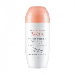 Avene Body Desodorante 24h P Sensible, 50ml.